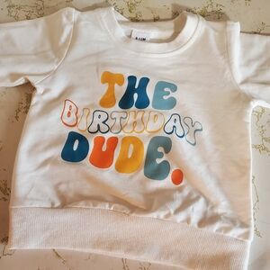 Baby boy's birthday Long-sleeved shirt
